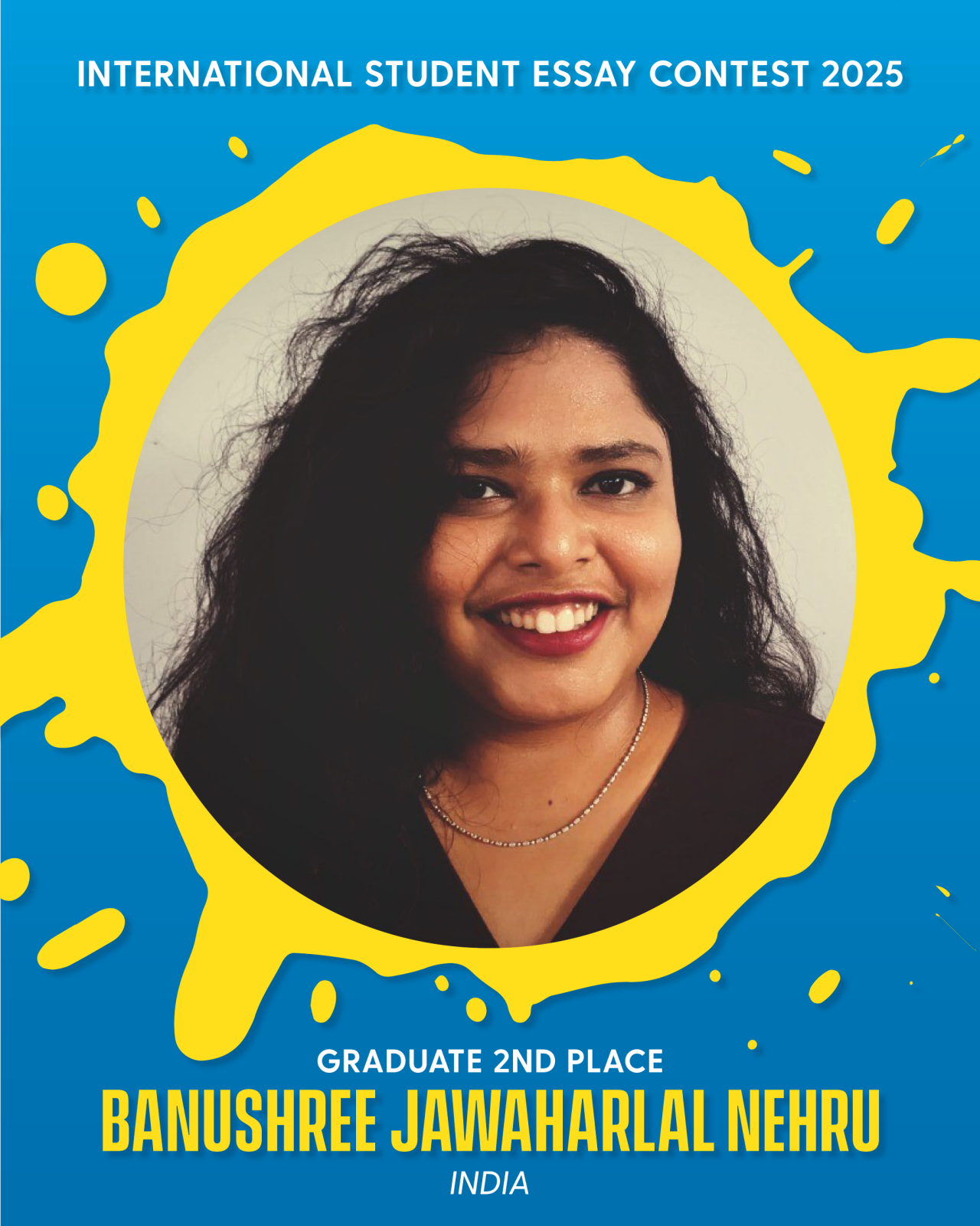 International Student Essay Contest Winner