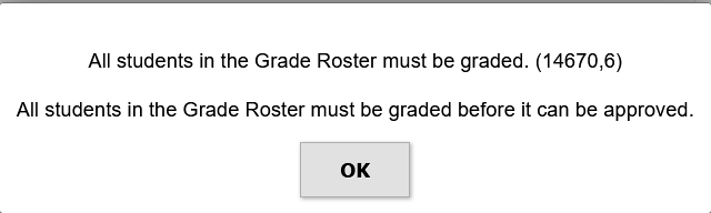 roster missing error roster missing error