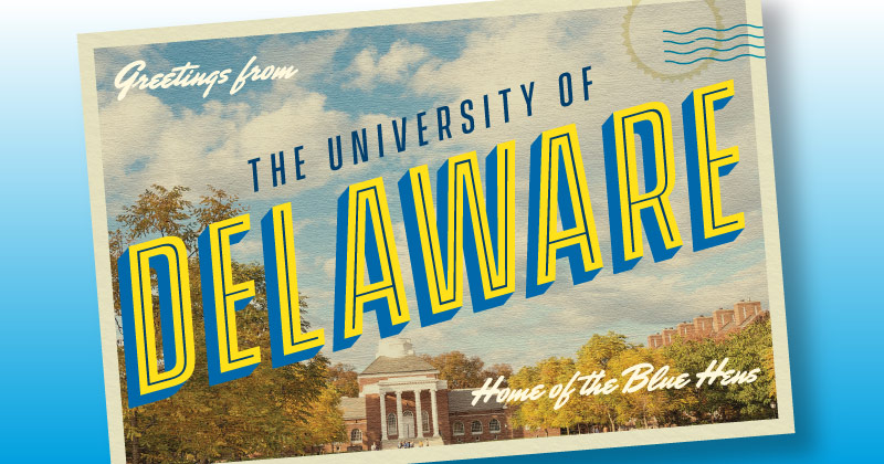 Greetings from the University of Delaware