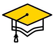Tuition Benefits graduation cap icon.