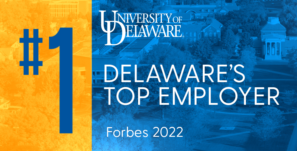 UD Named Best Employer in Delaware in 2022