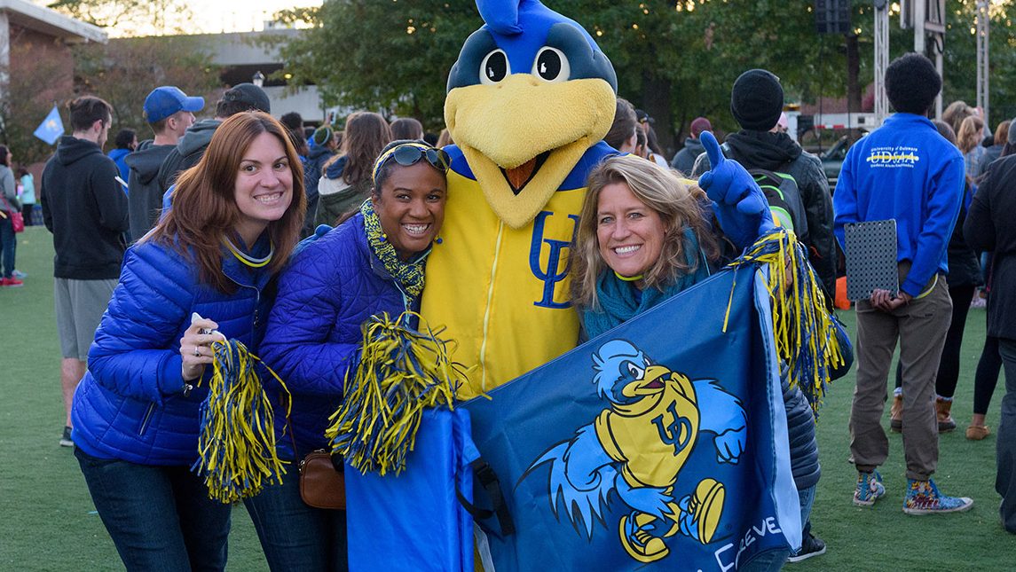 DAR-Homecoming_Pep_Rally-102816 Annual Homecoming Weekend at the University of Delaware.