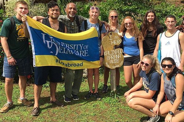 Students participating in Study Abroad trip