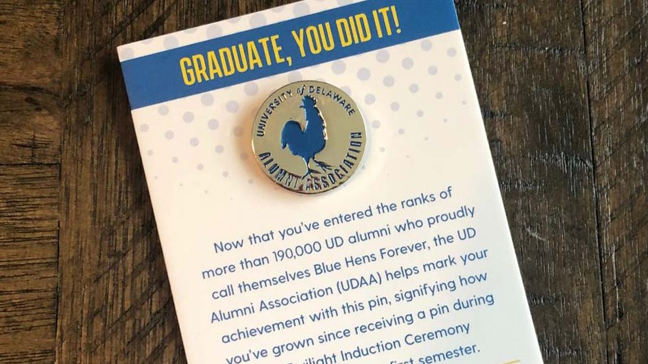 UDAA Alumni Association Pins.
