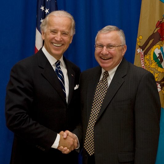 Meet and greet with Biden before Wind Energy Conference.  Joe Biden with Dan Rich