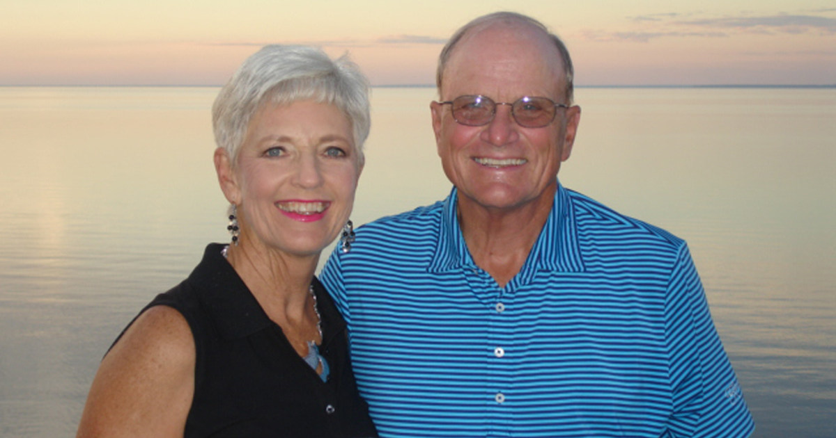 Richard Farmer, EHD70, and Dottie Hopkins Farmer, EHD70. Richard Farmer, EHD70, and Dottie Hopkins Farmer, EHD70.