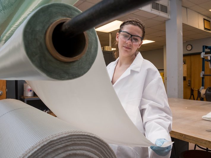 Many people spend years or even decades searching for their calling, but Colleen Murray was only 12 years old when she discovered her passion for materials engineering. She was fascinated by the surprisingly strong materials, such as fiberglass and carbon fiber laminates, that she was given to build a miniature bridge during a University of Delaware K-12 Engineering summer camp.