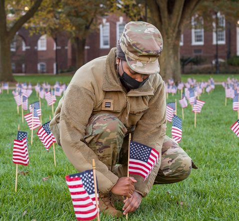 OCM/SL - Veteran's Day - Flag Planting - 11.08.21