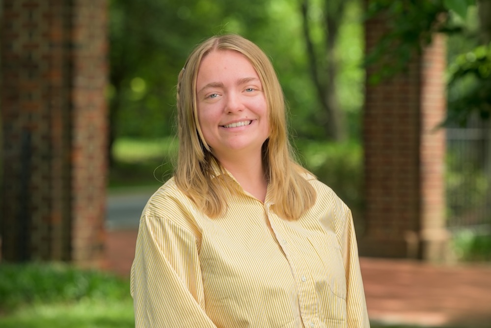 Environment portraits of staff in the Admissions Office.

Pictured: Kara Kimos