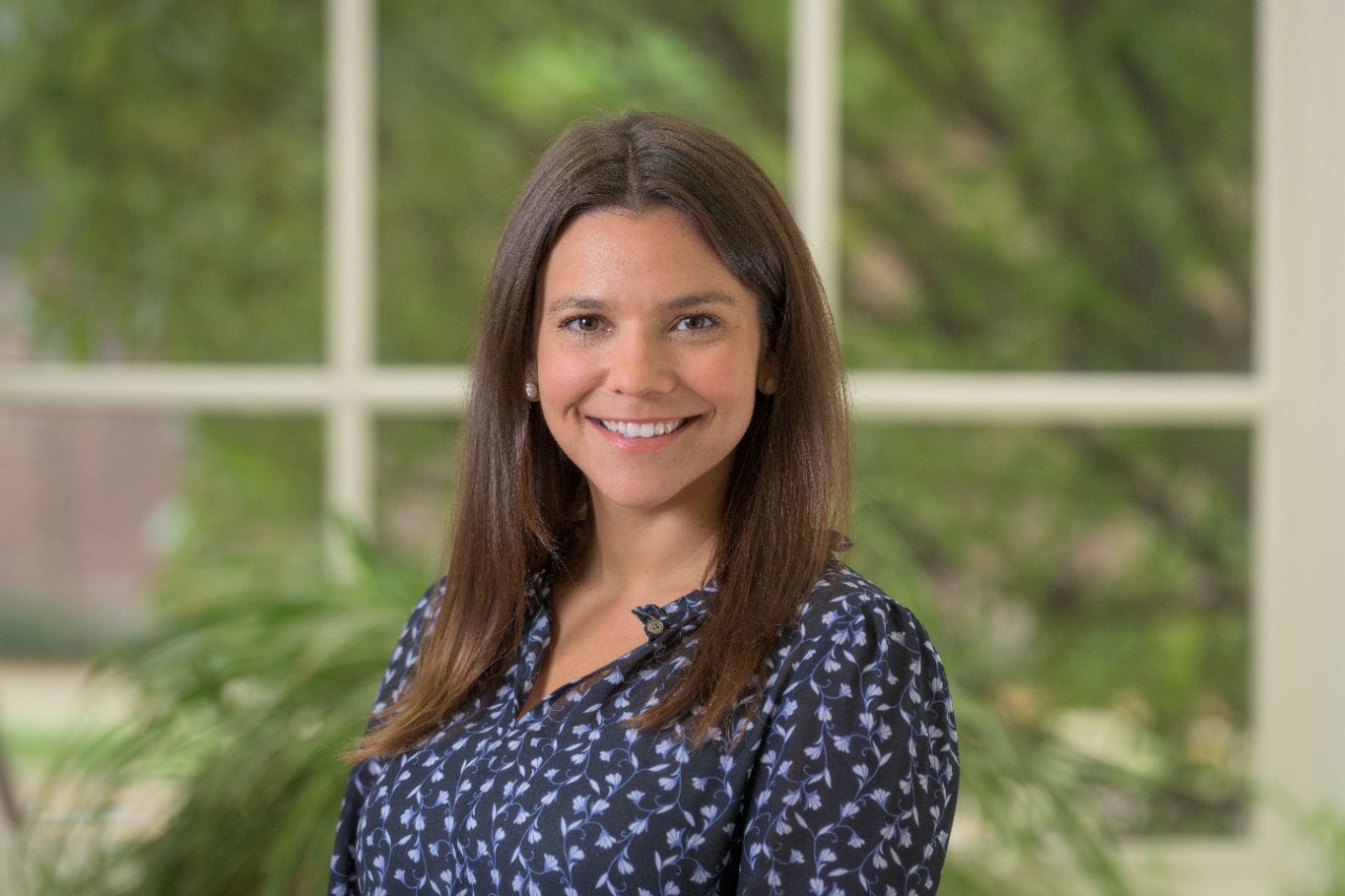 Environmental Portrait of Casey Padgett, Assistant Director of Recruitment.
