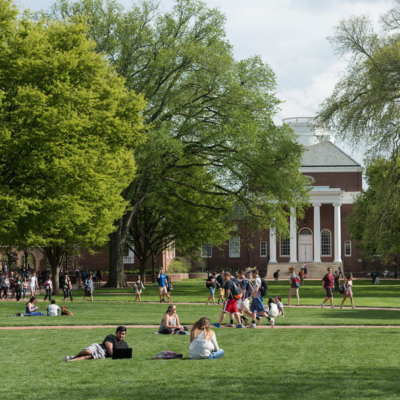 Various photos of main campus in the Spring of 2015. - (Evan Krape / University of Delaware)