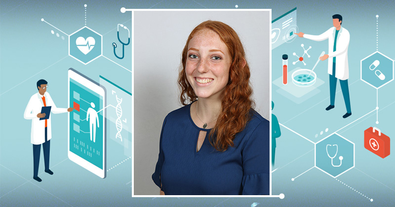 University of Delaware alum Sarah Levine studied ways that artificial intelligence could help to improve health care.