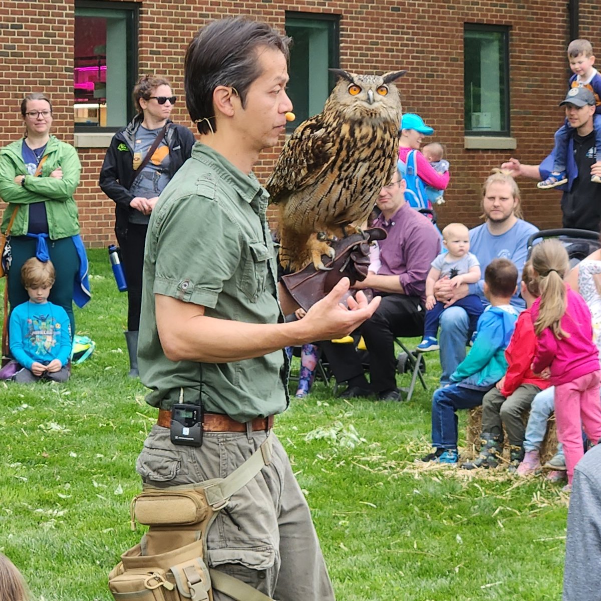 Phung Lu and great owl