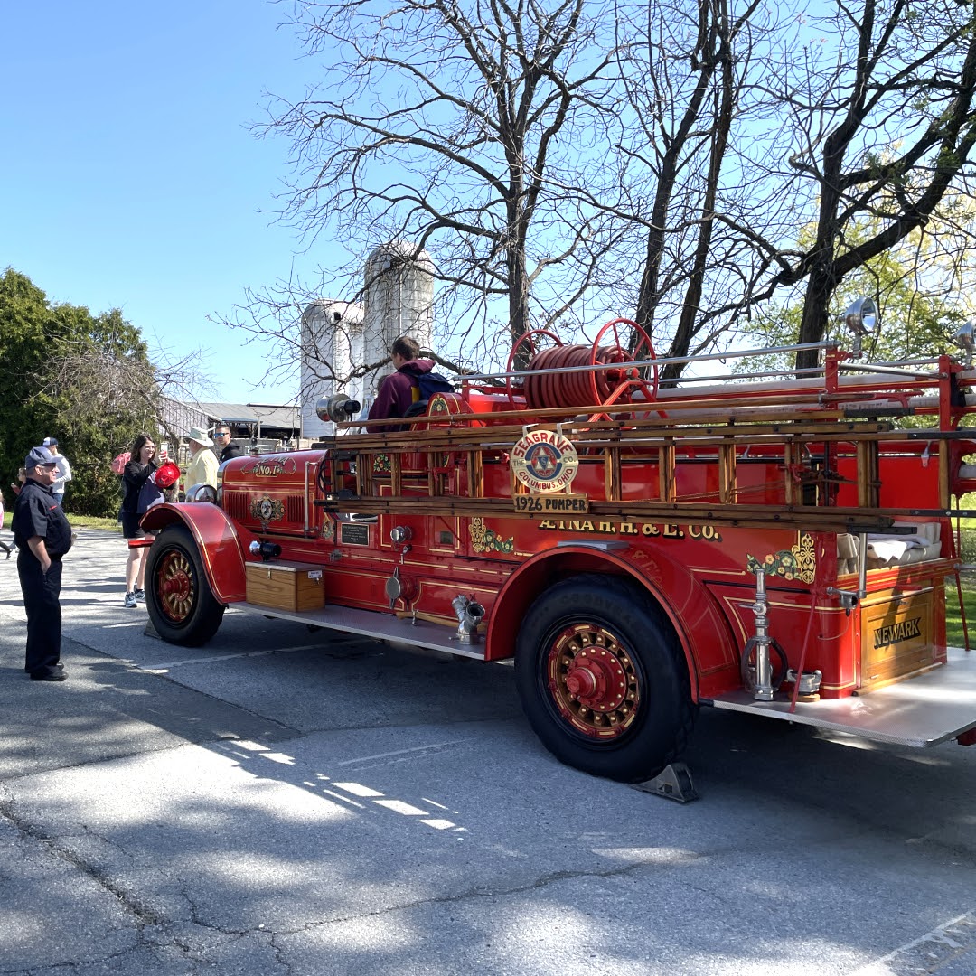 Aetna Hose Hook & Ladder Co, Station 9 antique fire truck Ag Day 2022