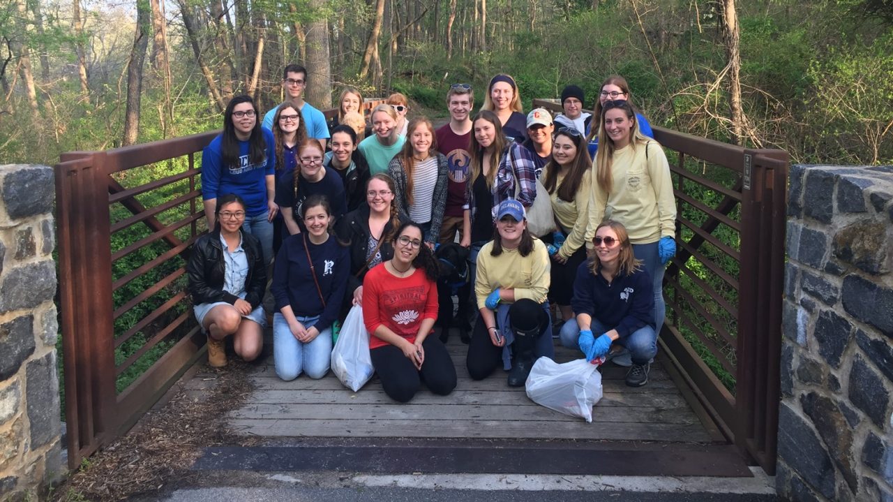 A group photo of Alpha Zeta students