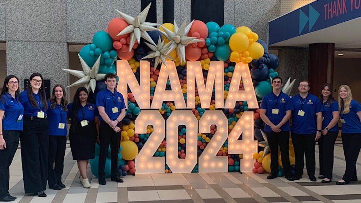 The NAMA student group at convention