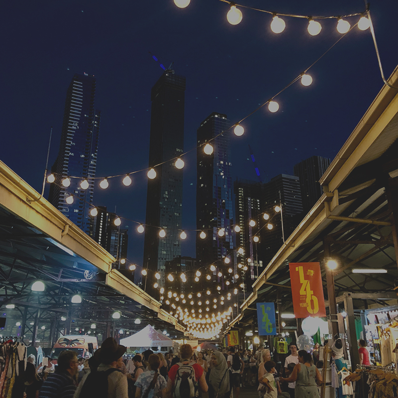 A photo of a market in Australia