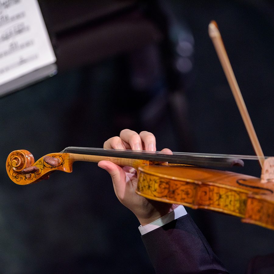 The University of Delaware Symphony Orchestra and Schola Cantorum presenting a concert titled 