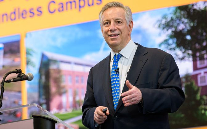 UD President Dennis Assanis