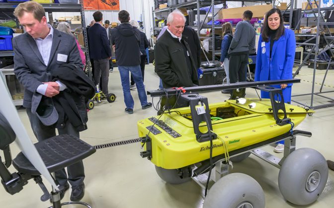 The University of Delaware’s College of Earth, Ocean and Environment (CEOE) was awarded a two-year, $1.3 million grant from NOAA to fund a program to make Delaware a leading national center in the application and development of autonomous systems, artificial intelligence and workforce development in support of advancing the Blue Economy.