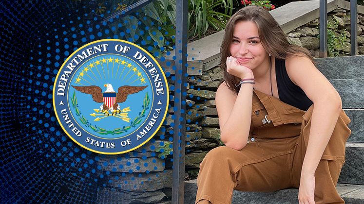 Hannah Epstein, a New Jersey native studying mechanical engineering with minors in entrepreneurship and English, was recently awarded the Department of Defense Science, Mathematics and Research for Transformation Scholarship, which provides students with full tuition for up to five years and full-time employment with the Pentagon after graduation, as well as other educational benefits.