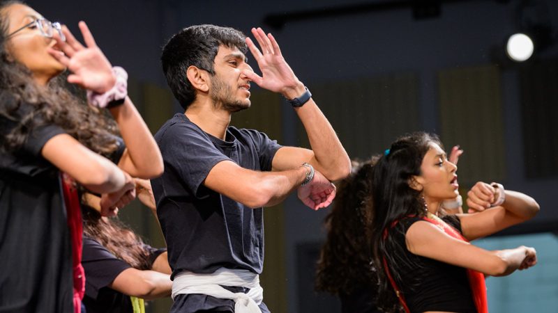 Indian fusion dance team Delaware Kamaal entertained at the recent Festival of the Nations.