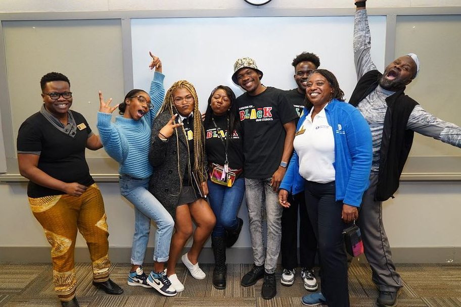 Members of the Black Graduate Student Association