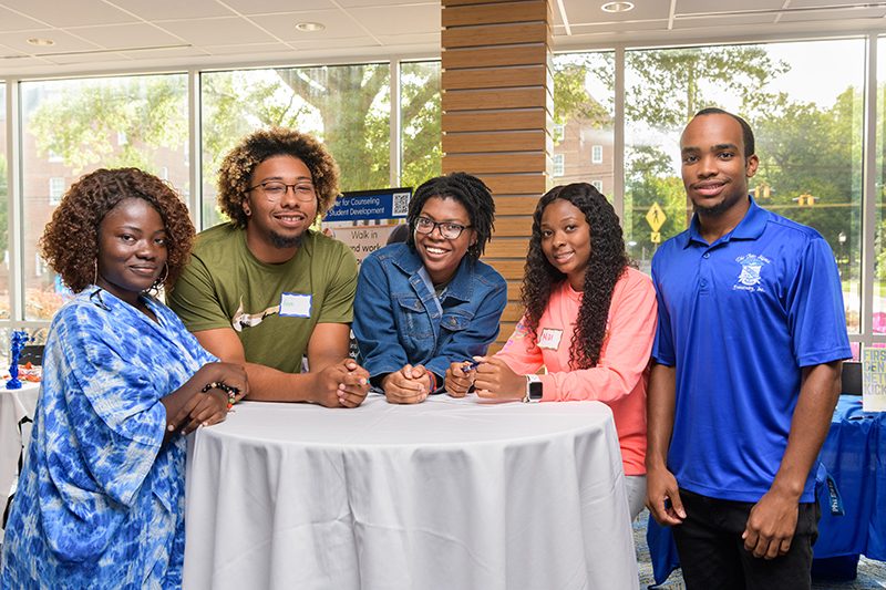 Students at the First Gen Welcome Reception