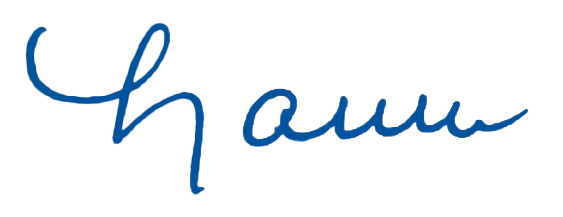 Carlson Signature in blue