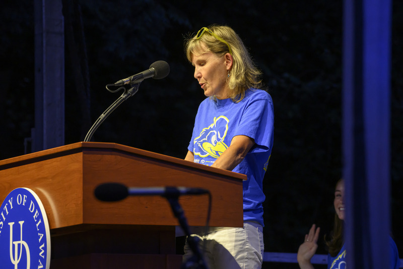 President Carlson at the 2025 Twilight Induction Ceremony