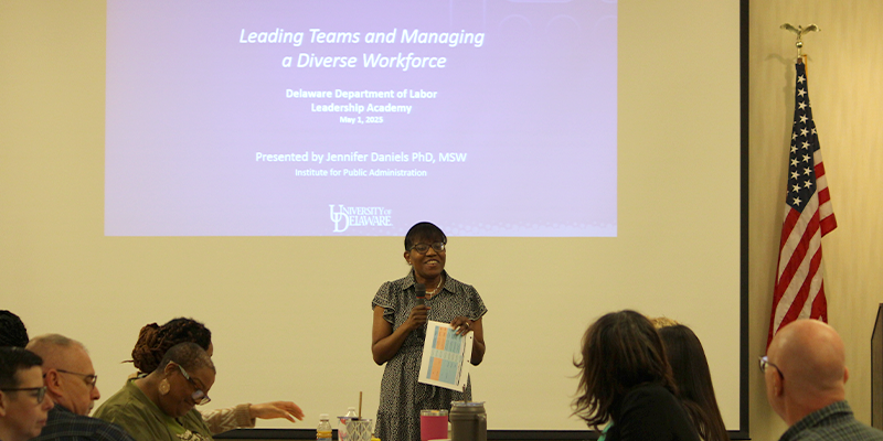 Photo of Joy Jordan at the 2025 DOL Leadership Academy