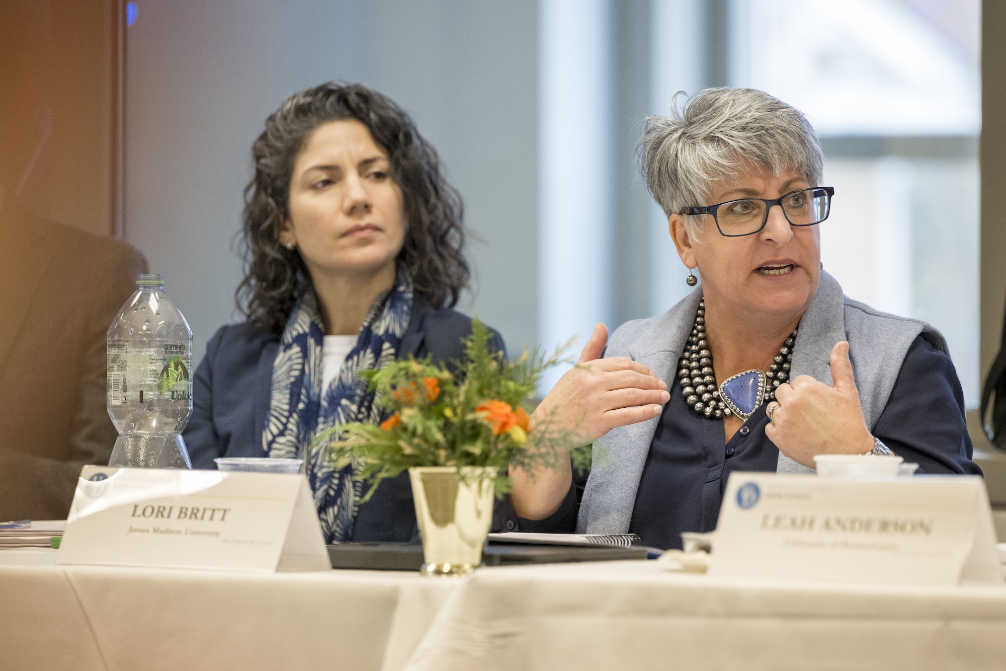 Lori Britt from JMU speaking at the SNF Ithaca National Leadership Summit
