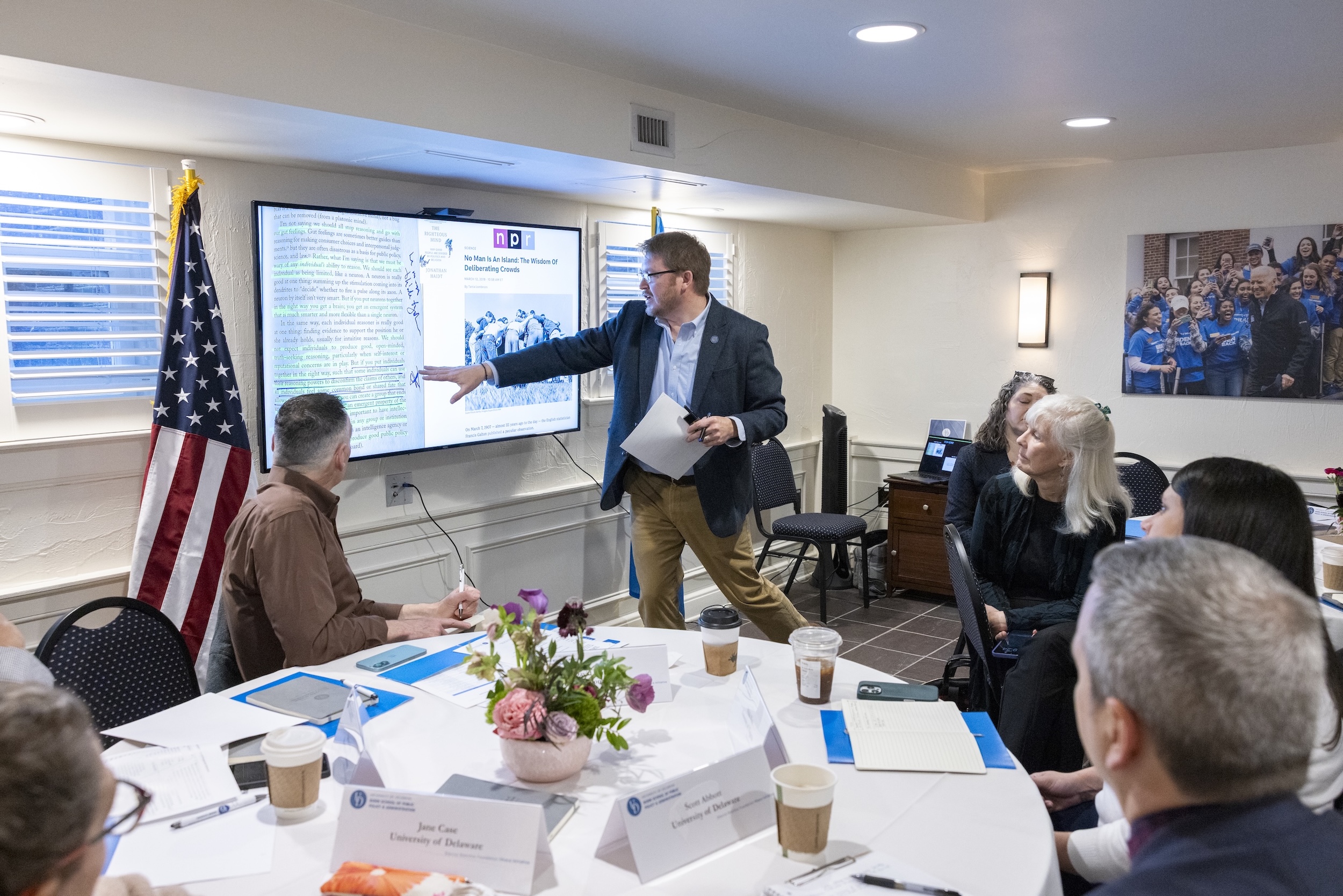 Tim Shaffer speaking at the 2026 SNF Ithaca National Leadership Summit