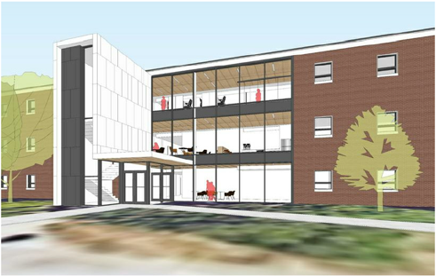 Worrilow Hall Rendering