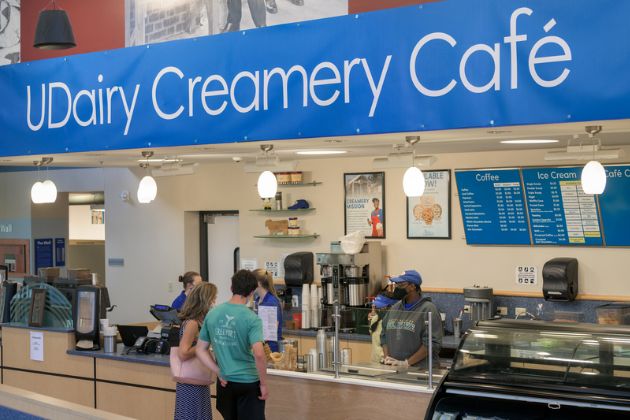 Now open inside the Barnes and Noble University of Delaware Bookstore (83 E Main Street), the UDairy Creamery Café.
