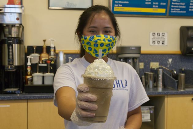 Stop by the UDairy Creamery Cafe or a Cownado, a refreshing blend of coffee, ice, and any UDairy ice cream flavor. 