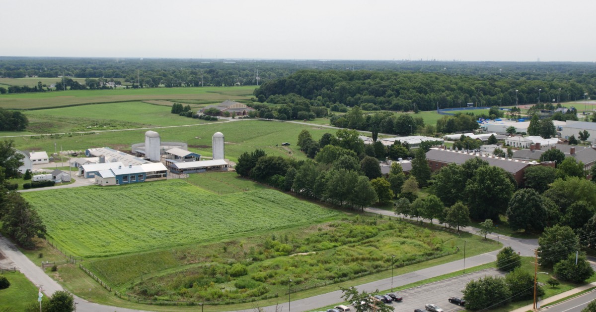 350-acre farm right on campus