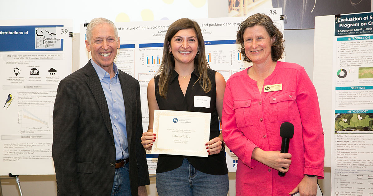 Winners of the Symposium holding their certificates