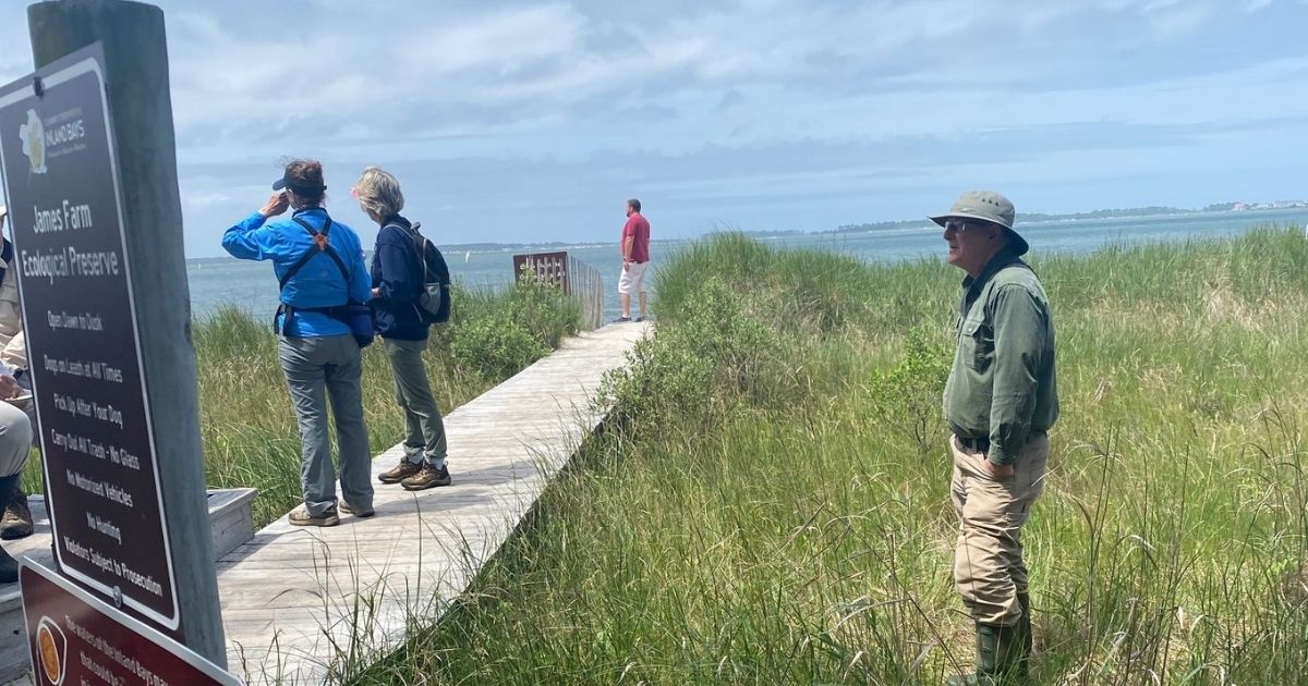 Master naturalists at the James Farm Preserve