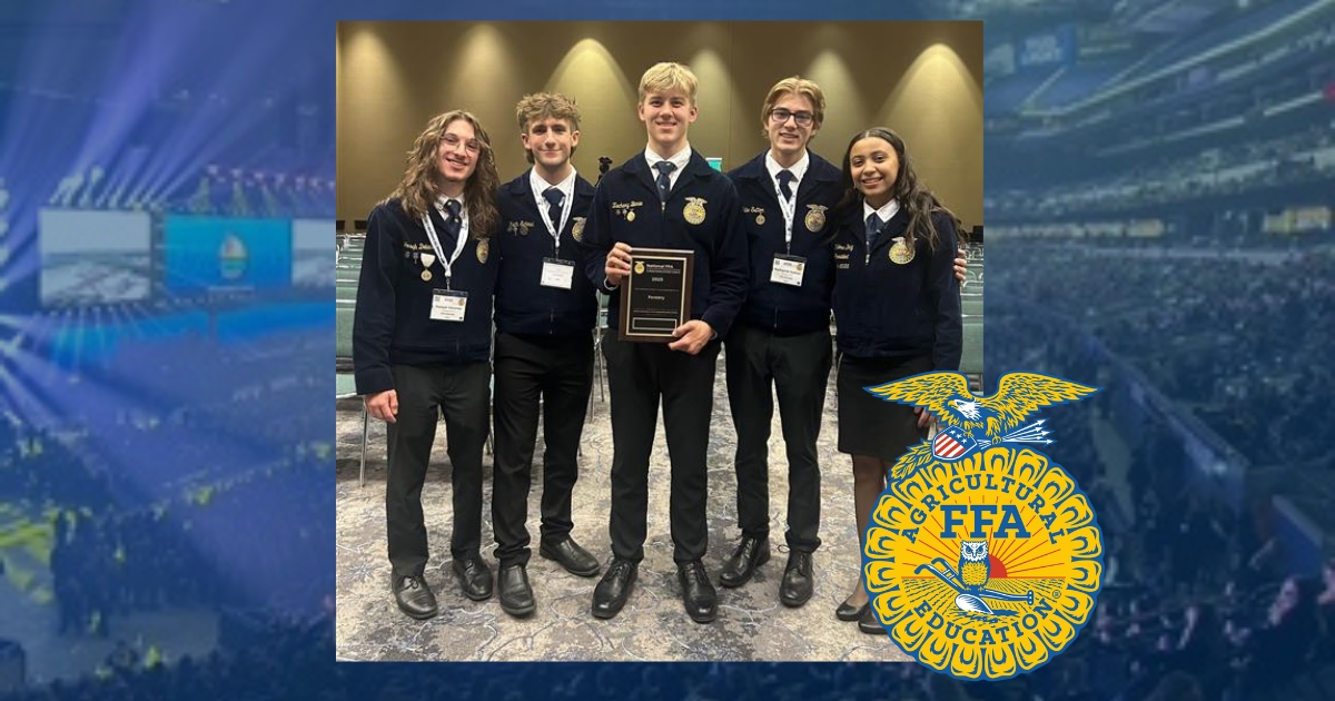 Kalena Diaz competes at the National FFA Convention.