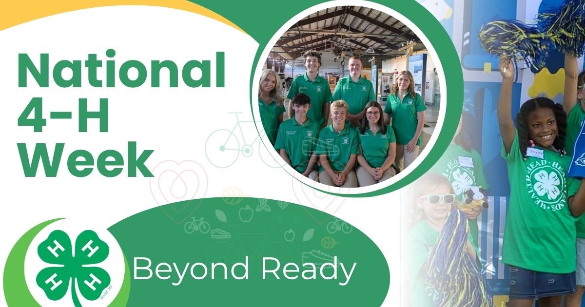 Lead photo with title and 4-H photos