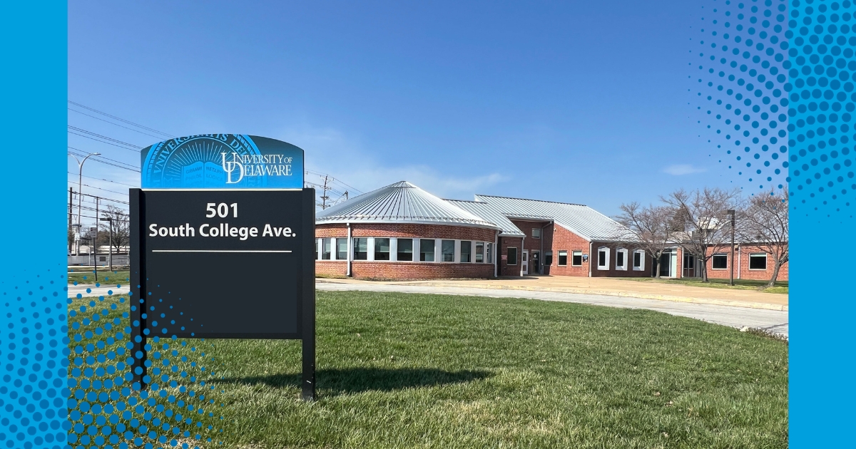 The front 501 South College Avenue building