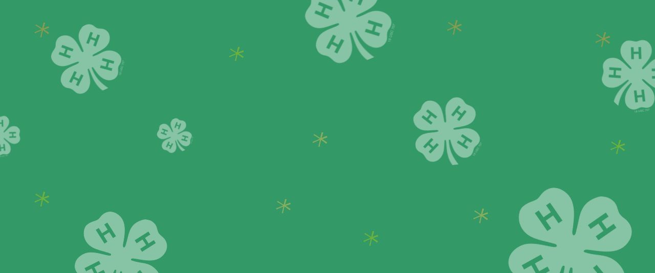 A green background with the 4-H logo