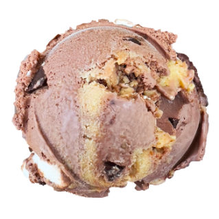 A scoop of S’mores Splosion.