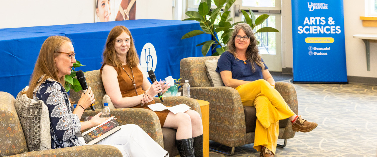 A reading and discussion between novelist Julie Carrick Dalton (The Last Beekeeper) and Debbie Delaney, UD Associate Professor of Entomology in the Department of Entomology and Wildlife Ecology, moderated by literary scholar and science-fiction author Siobhan Carroll, Associate Professor in the Department of English.