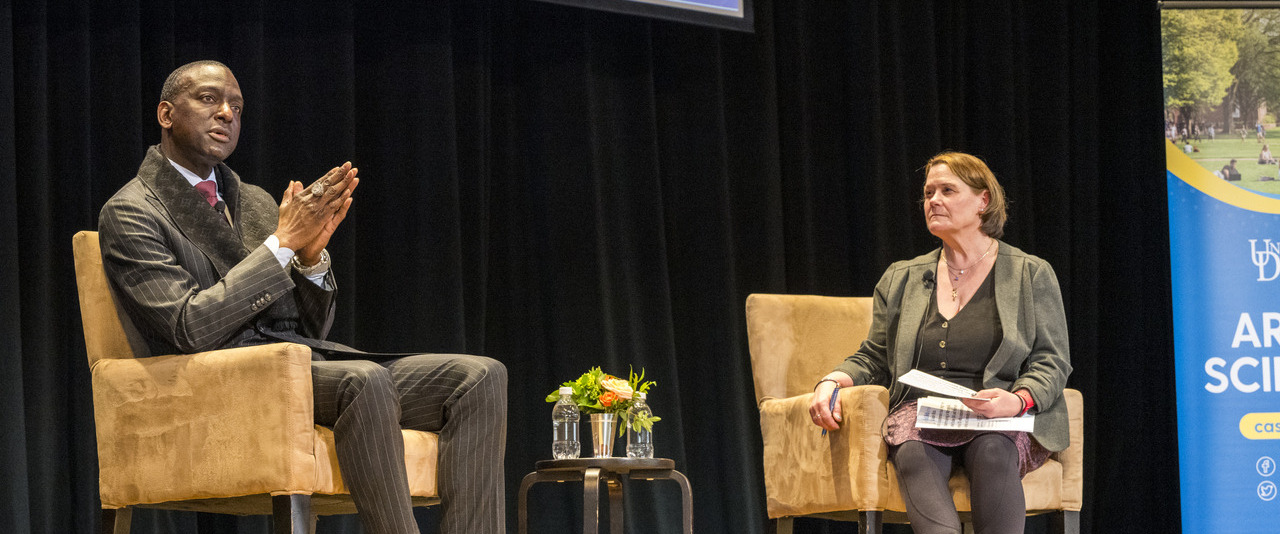 Yusef Salaam, NY City Council member and part of the Exonerated Five, spoke about being wrongfully convicted for the rape of a woman in Central Park in the late 1980's at the Ida B. Wells lecture, March 12th, 2024.