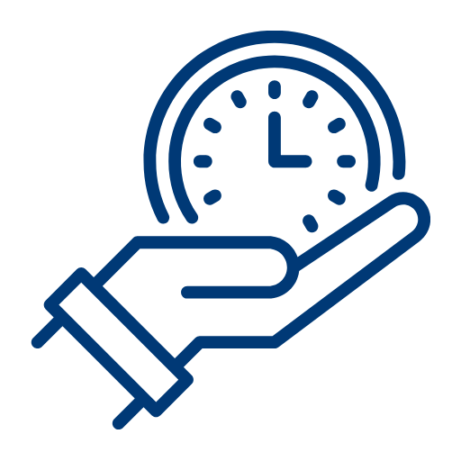 Icon with clock