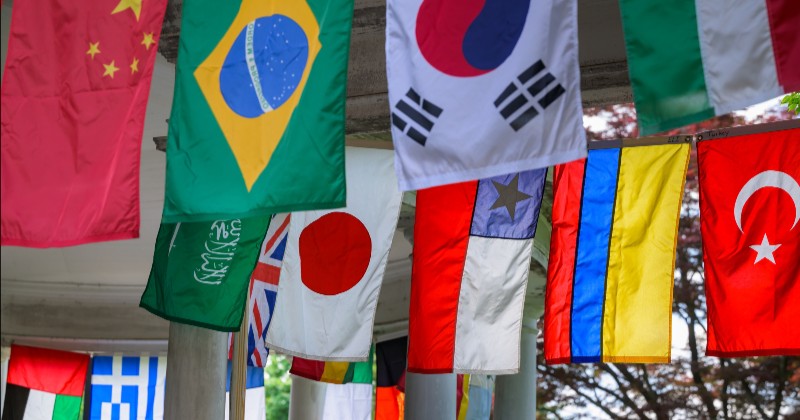 Different flags