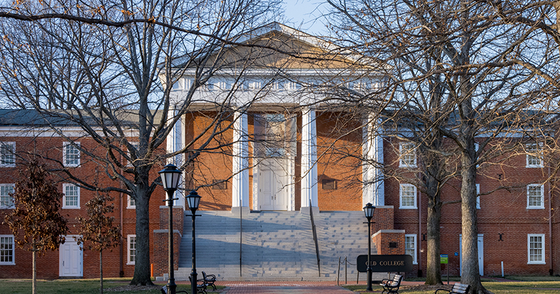 Old College Hall on the University of Delaware Campus