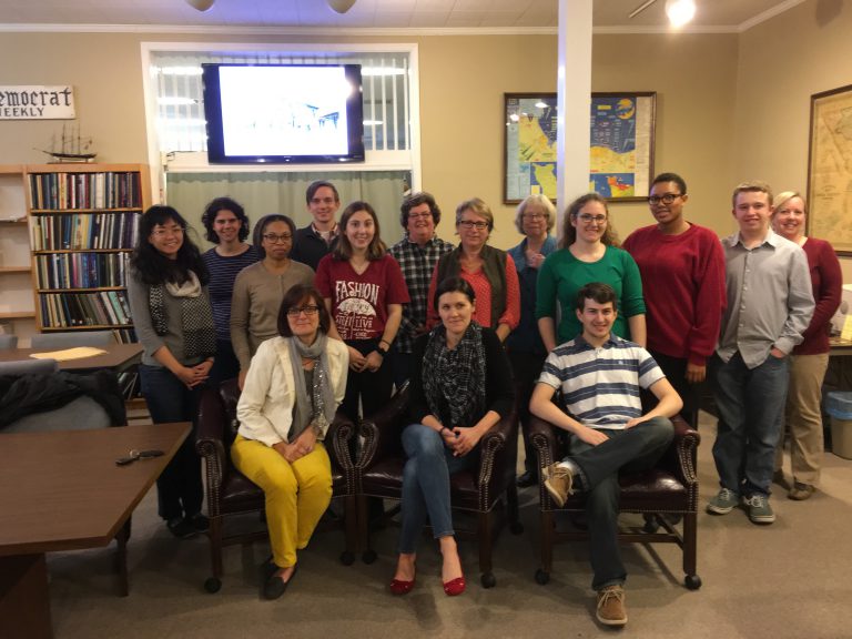 The 2017 SWAT team of graduate students and faculty a the Historical Society of Cecil County in Elkton, Maryland.